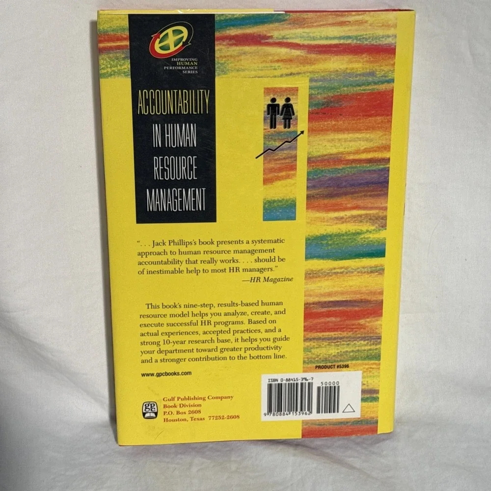 Accountability in Human Resource Management: By Jack J. Phillips New (Other)